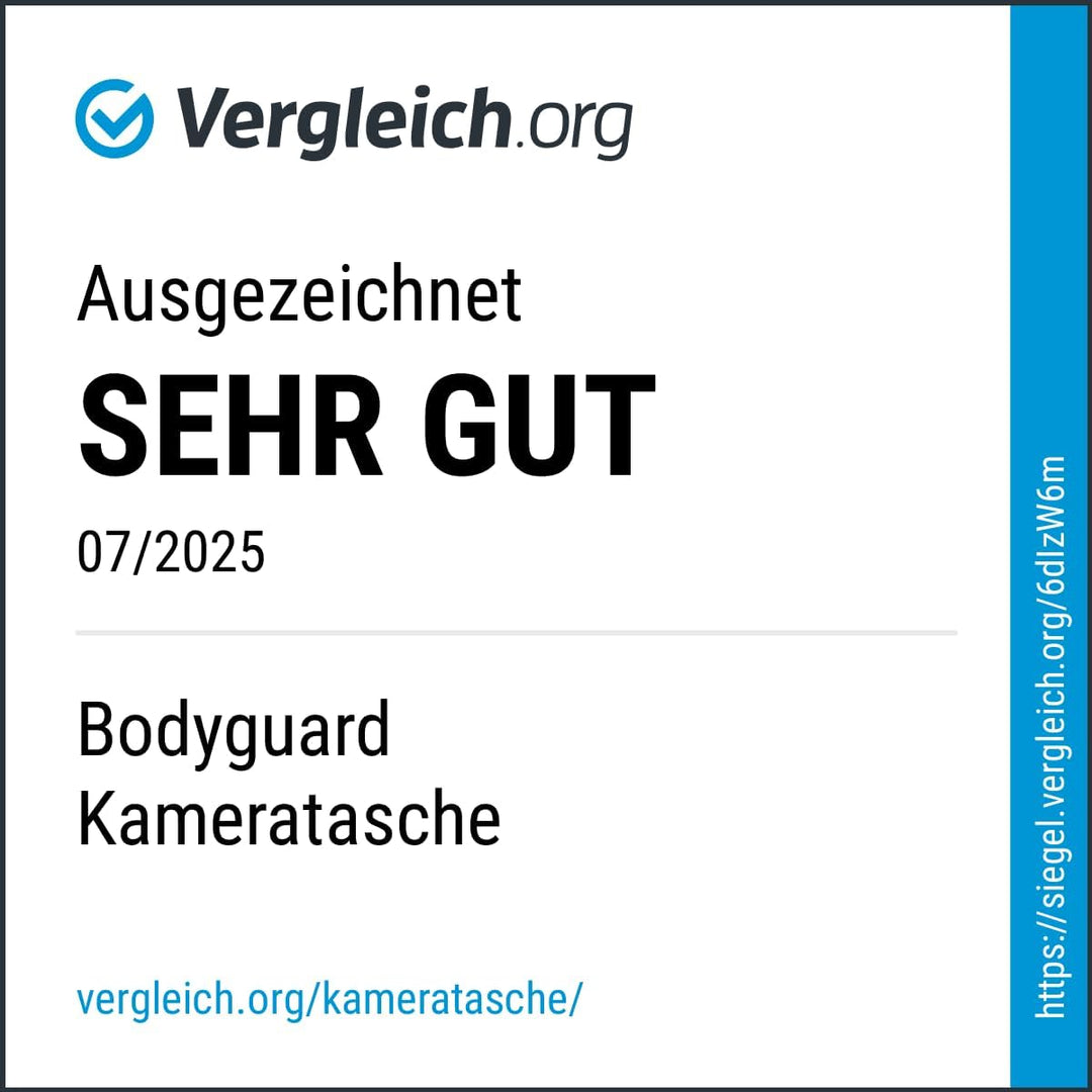 Bodyguard Videotasche XXXL Jupiter Fototasche gross für grosse Foto und Videokamera Tasche mit Varia
