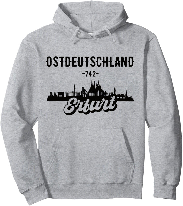Erfurt Ostdeutschland Skyline Pullover Hoodie