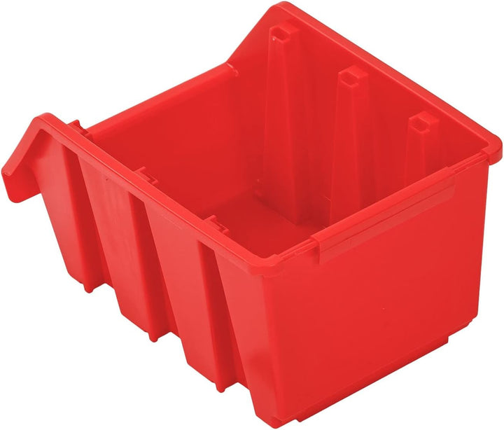 PAFEN Stapelboxen Set – 10x Stapelbox für Werkzeugwand 243 x 125 x 175 mm – Sichtbox Stapelkasten St