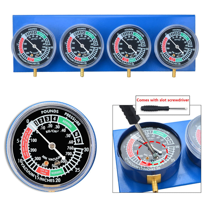 Motorrad-Vergaser-Synchronisations-Werkzeug-Set, Kraftstoff-Vakuum-Vergaser-Synchronisationsmessgerä