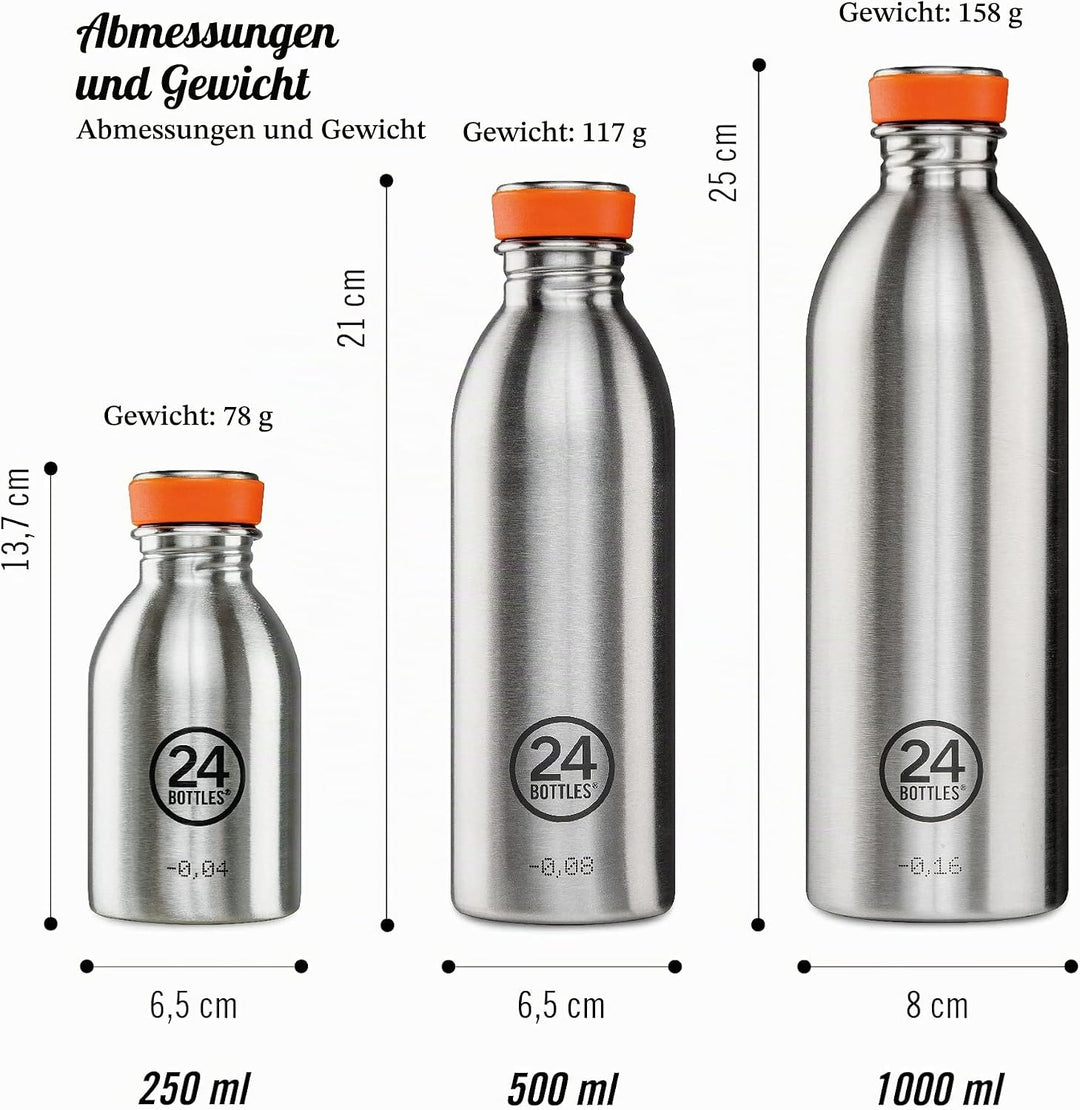 24BOTTLES Urban - Trinkflasche Mint 500 ml, Mint 500 ml