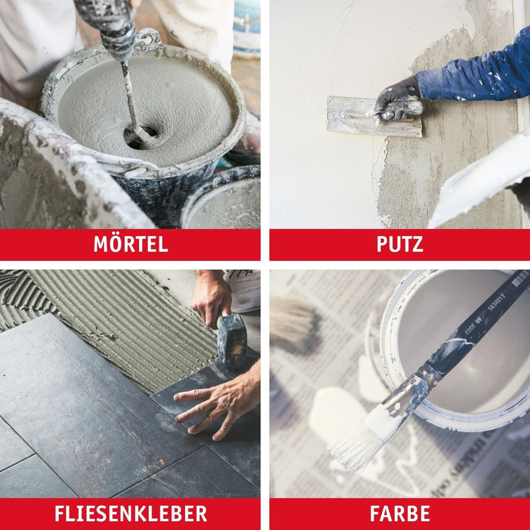 WALTER Farb- und Mörtelrührer 1400 Watt mit Softstartmechanismus und elektronischer Drehzahlregelung
