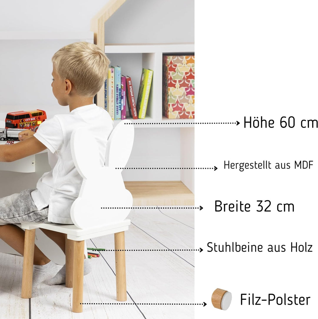 kindertisch mit 2 stühlen 50 x 70 x 47 cm kinderzimmer möbel, Kinder Tisch Stuhl Set Holz, tafel Kin