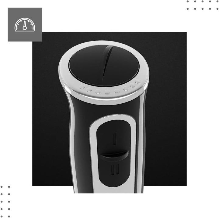 VERTENZ Titan 40 | Stabmixer Elektrischer 3-en-1 | Mix- und Messbecher 860ml | Schneebesen | Zerklei