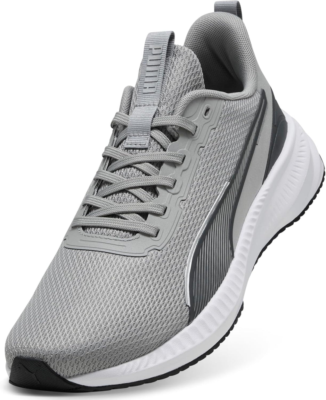 PUMA Unisex Flyer Lite LaufschuheStrassen-Laufschuh 39 EU Gray Echo Shadow Black Silver, 39 EU Gray