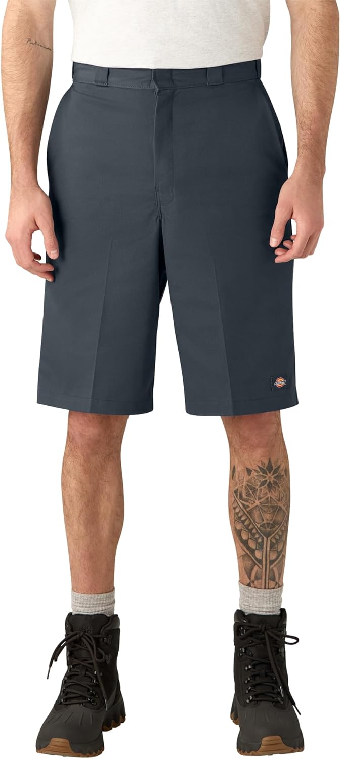 Dickies Herren Big & Tall 33 cm Loose Fit Multi-Pocket Arbeitsshorts, Grau (Graphite//Nature's Delig
