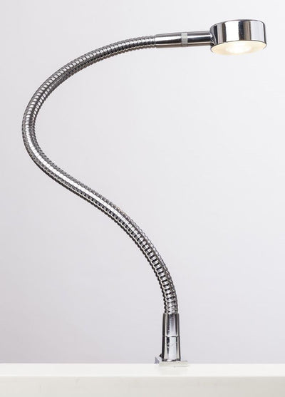 kalb Material für Möbel LED Bettleuchte Leseleuchte Bettlampe Flexleuchte chrom silbergrau Touch Sch