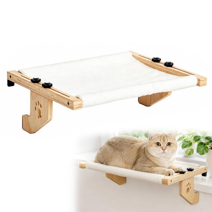 Heizungsliege Hängende Katzenhängematte, Katzen Hängematte Fenster, Holz Hängematte Katze Heizung, F