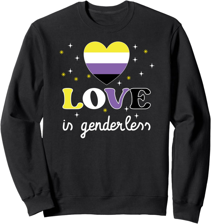 Nicht-binär genderless Geschlechtsidentität Regenbogen LGBT Sweatshirt