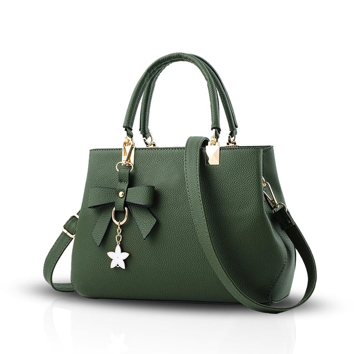 NICOLE & DORIS Damen Handtaschen Designer Tasche Elegante Frauen Umhängetasche PU Leather Shopper He