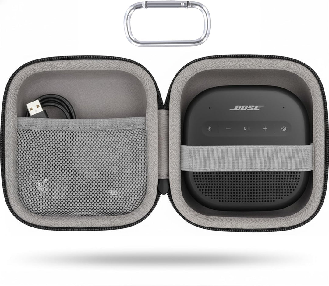co2CREA Tasche für Bose Neu Tragbarer SoundLink Micro 2 Gen Bluetooth Lautsprecher Hülle Case Etui T