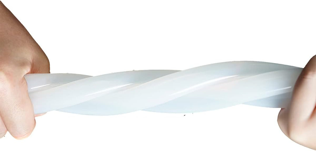 TEN-HIGH 10m Flexibler Silikonschlauch 9mm ID x 13mm AD, Wandstärke 2mm, Wasser Luft Schlauch 10m 9x