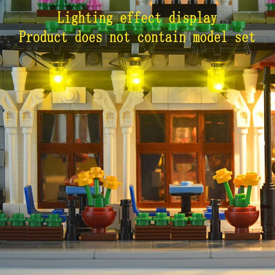 GEAMENT LED-Licht-Set für Creator Expert Pariser Restaurant (Parisian Restaurant) – Kompatibel mit L