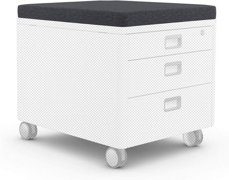 moll Pad, Sitzkissen für die Rollcontainer moll Pro und moll Cubic, abnehmbar und leicht zu reinigen