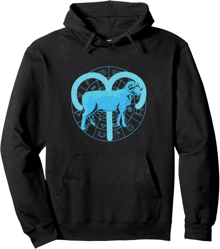 Sternzeichen Widder Astrologie Stier Kuh Pullover Hoodie