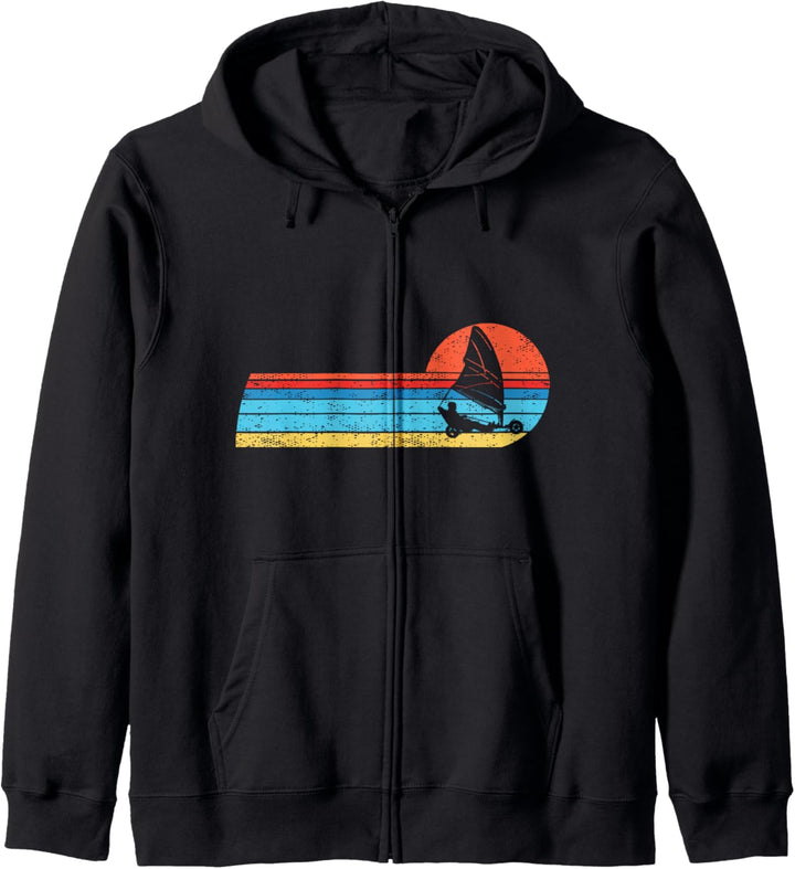 Strandsegeln Windracer Landsegeln Landsegler Strandsegler Kapuzenjacke