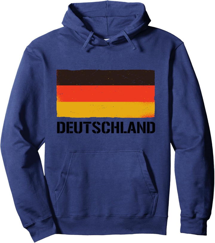 Deutschland Flagge Herkunft Heimat Stolz Fussball Pullover Hoodie