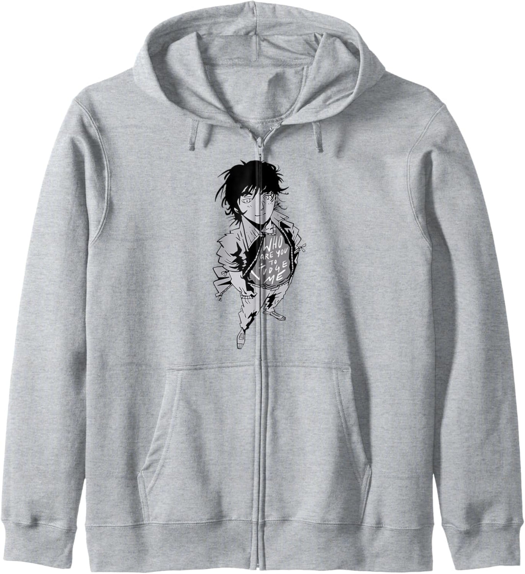 Wer bist du, um mich zu beurteilen Anime Japanischer Junge Mann Kapuzenjacke