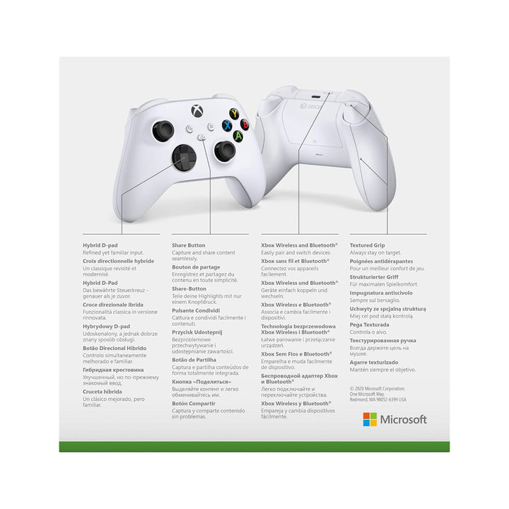 Xbox Wireless Controller - Robot White Robot White 2025 Verpackung, Robot White 2025 Verpackung