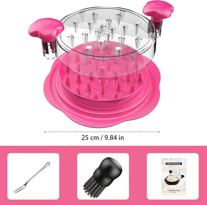 Hähnchen Zerkleinerer, 25 cm grosser pulled chicken shredder, Professionelles Fleischzerkleinerer mi