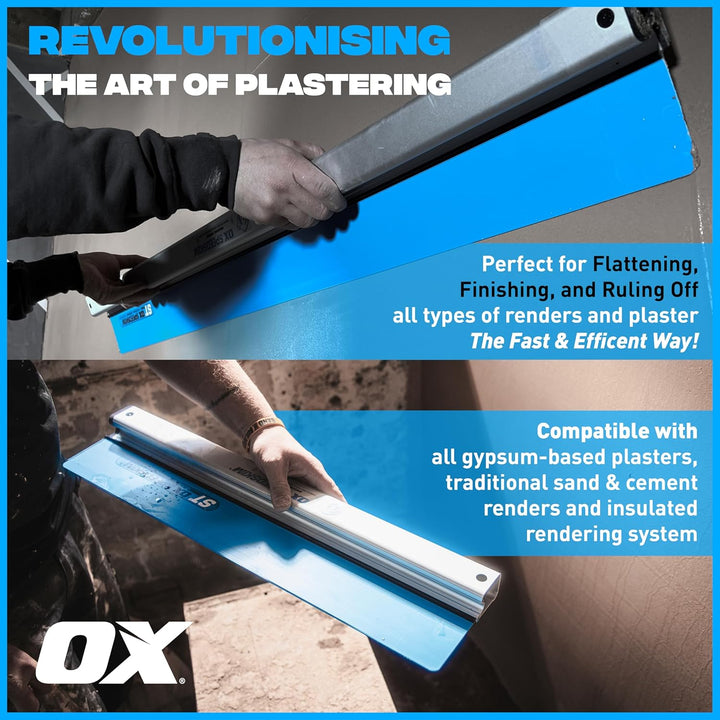 OX Speedskim Semi Flexible Plastering Rule - ST 450mm, 450mm