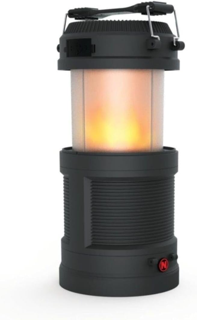NEBO NE6908 Camping Laterne, Stahlgrau (Steel Grey), Standard