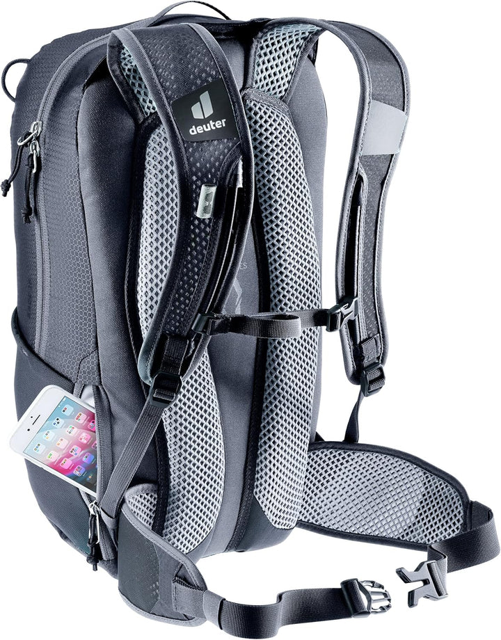 deuter Unisex Race 16 Fahrradrucksack (1er Pack) 16 L Schwarz, 16 L Schwarz