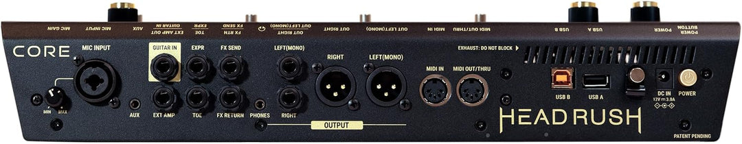 HeadRush Core - Gitarre und Vocal Multi Core Effekt Amp Modelling Prozessor mit Cloning, Looper, Ant