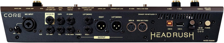 HeadRush Core - Gitarre und Vocal Multi Core Effekt Amp Modelling Prozessor mit Cloning, Looper, Ant