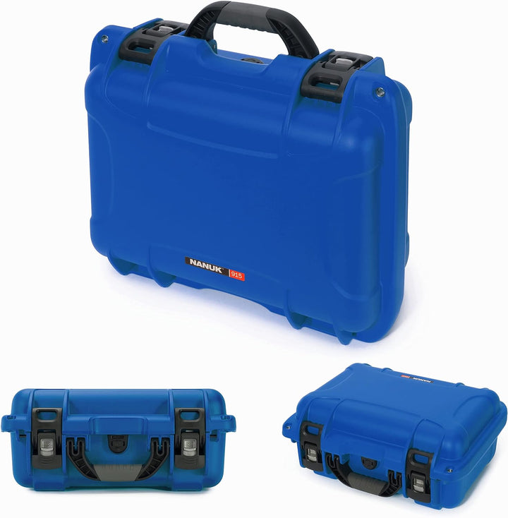 Nanuk 915 Wasserdichter Hartschalenkoffer Mit Plüschschaumeinlage - Blau