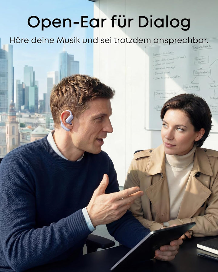 soundcore AeroFit 2 Pro by Anker, erste Kopfhörer mit 2 Tragemodi, 2-in-1 Open-Ear Kopfhörer &amp; Semi-