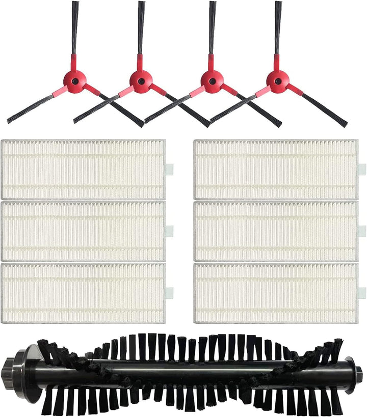 GYing Hauptbürste Seitenbürste HEPA-Filter für AIRROBO P10 Staubsauger Zubehör Set Ersatzteil