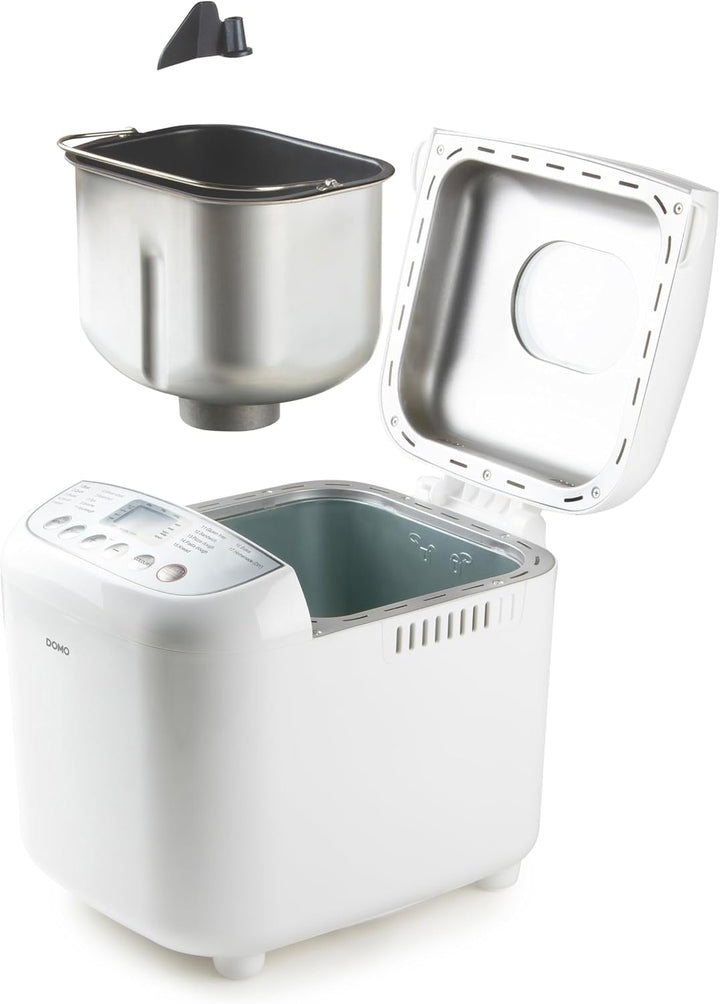 DOMO B3976 Brotbackautomat 500-750-1000gr - 17 Programme - inkl. glutenfreiem Programm - mit Timer -