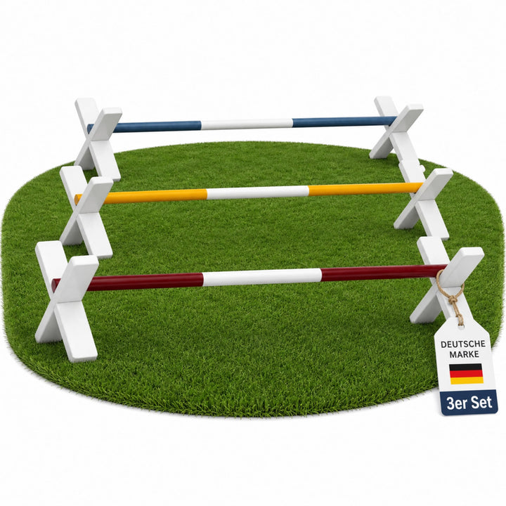 Hobby Horse Hindernisse Cavaletti 3er-Set - Hindernisse Hobby Horsing Zubehör & Hürden Kinder/Cavale