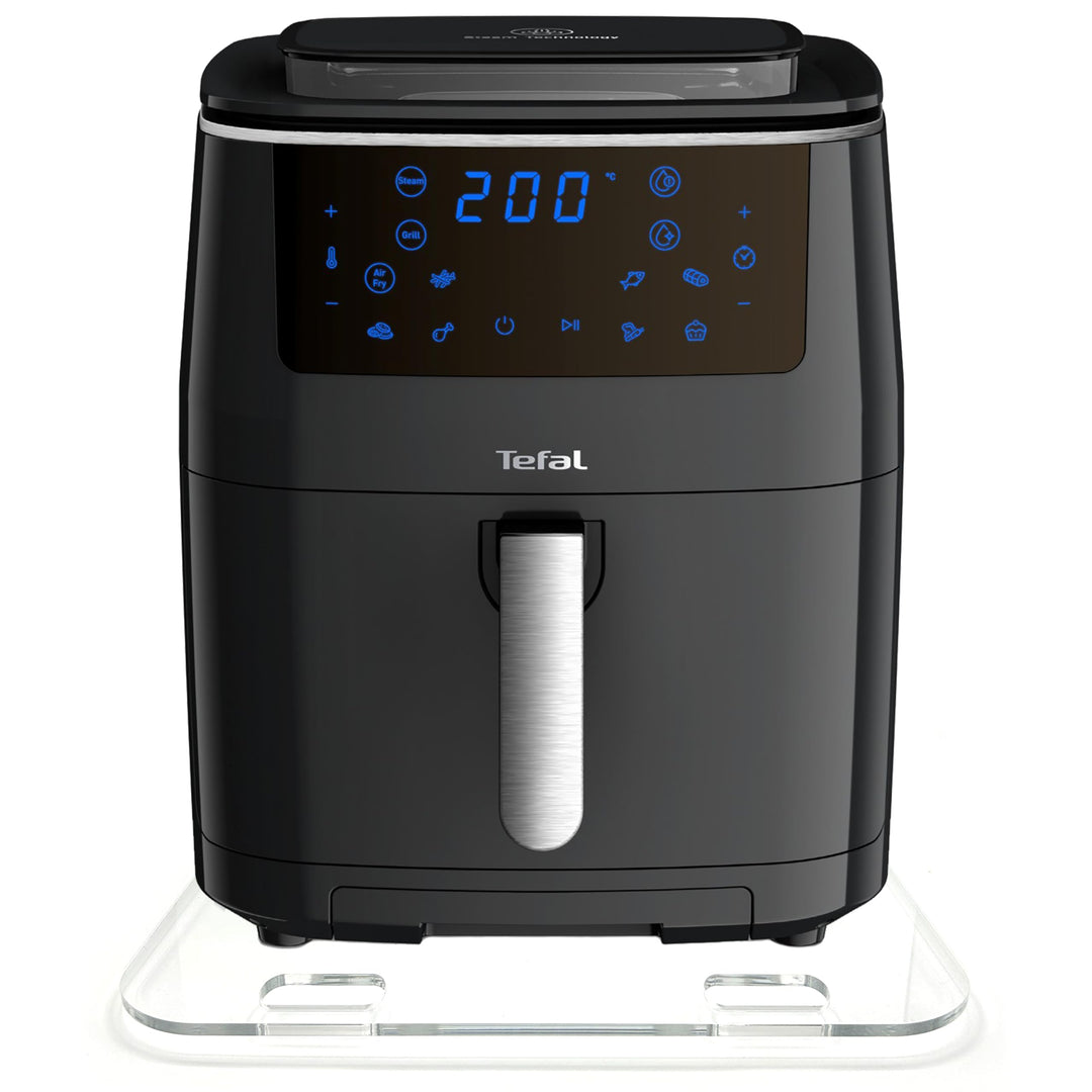Gleitbrett aus Acryl für Tefal Heissluftfritteuse Easy Fry Grill & Steam | transparent | 32x32cm | h