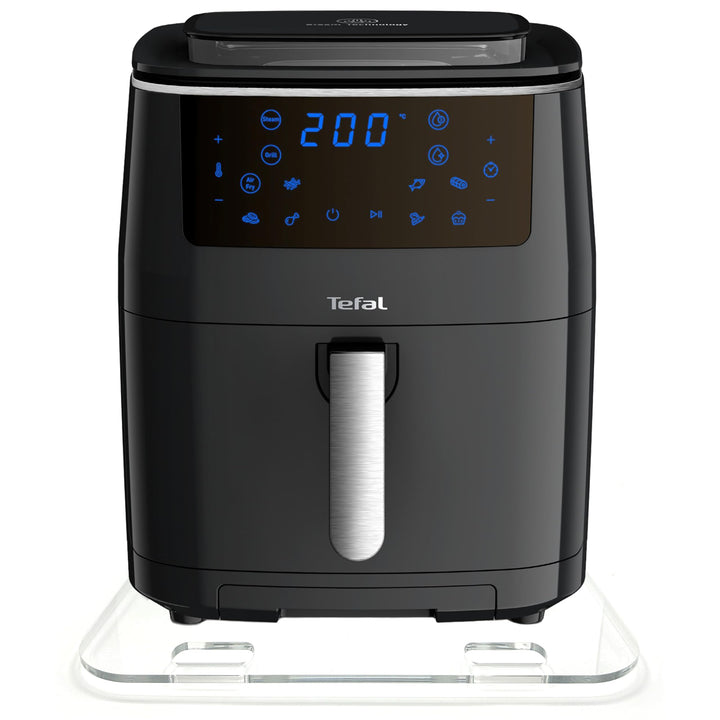 Gleitbrett aus Acryl für Tefal Heissluftfritteuse Easy Fry Grill & Steam | transparent | 32x32cm | h