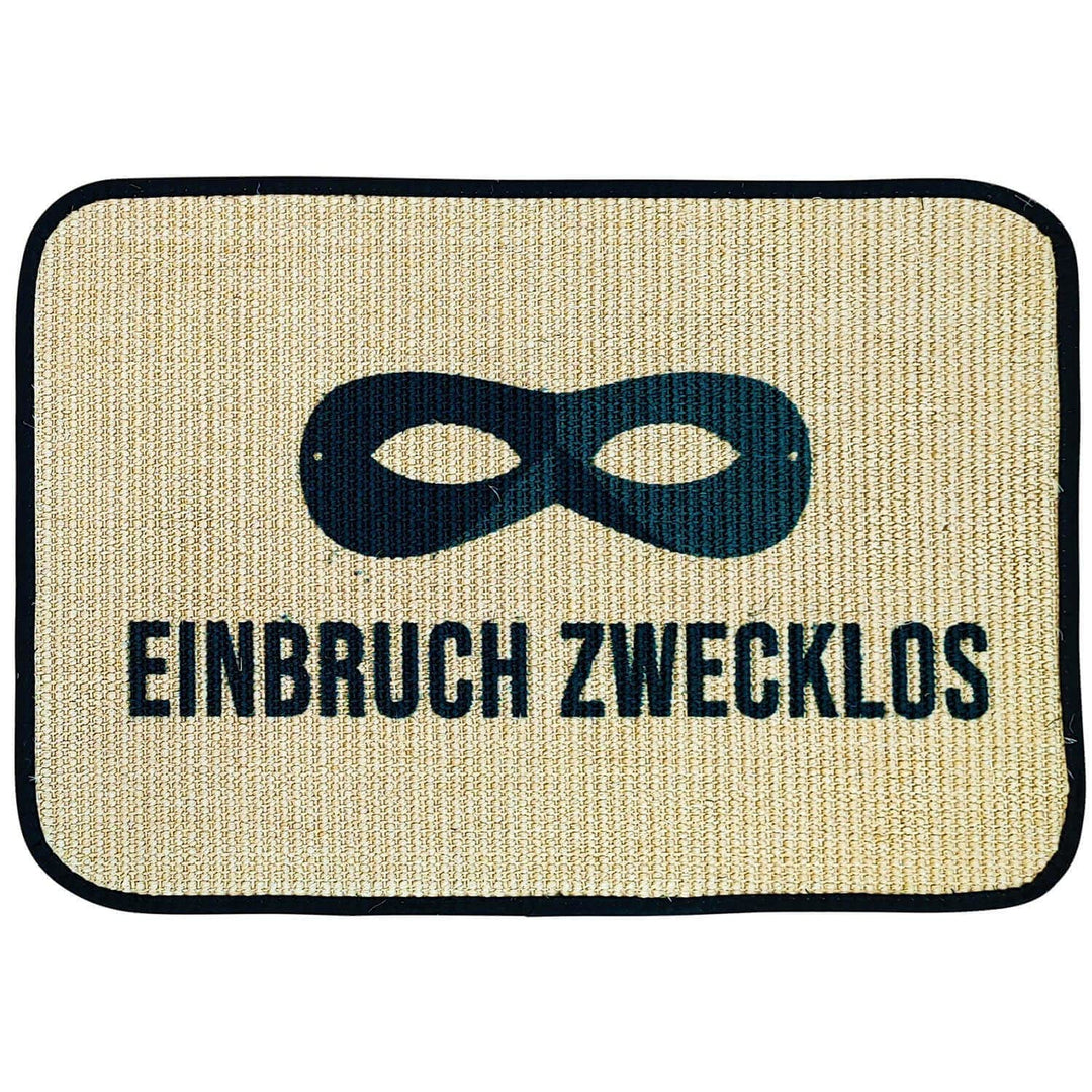 WohnDirect Eco-Sisal Fussmatte 40x60 - Fussmatte 100% Sisal - rutschfeste Türmatte Einbruch zwecklos