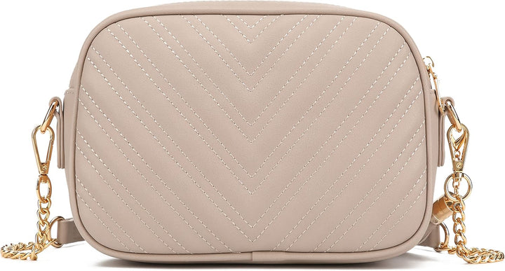 lola mae Gesteppte Umhängetasche, trendiges Design Schultertasche 1a15-stein, 1a15-stein