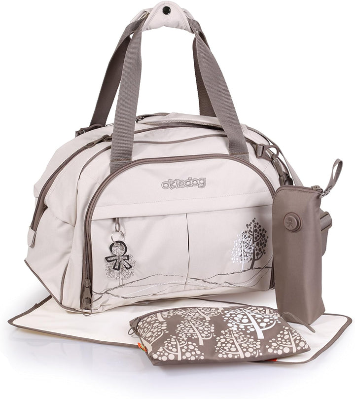 okiedog Shuttle Weekender/Mamatasche inkl. Zubehör (DAHOMA beige)