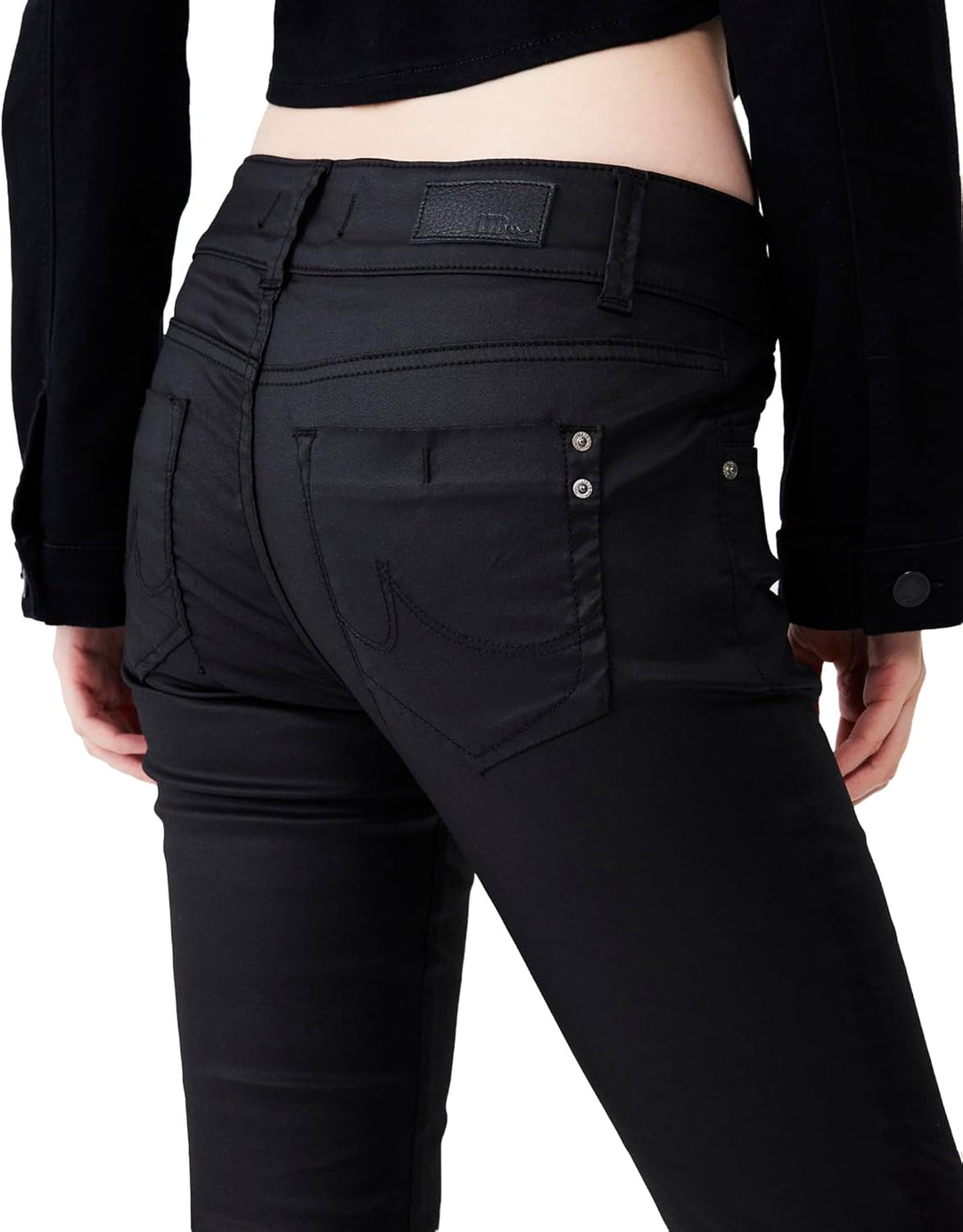 LTB Jeans Damen Molly M Jeans 24W / 30L Black Coated Wash 2835, 24W / 30L Black Coated Wash 2835