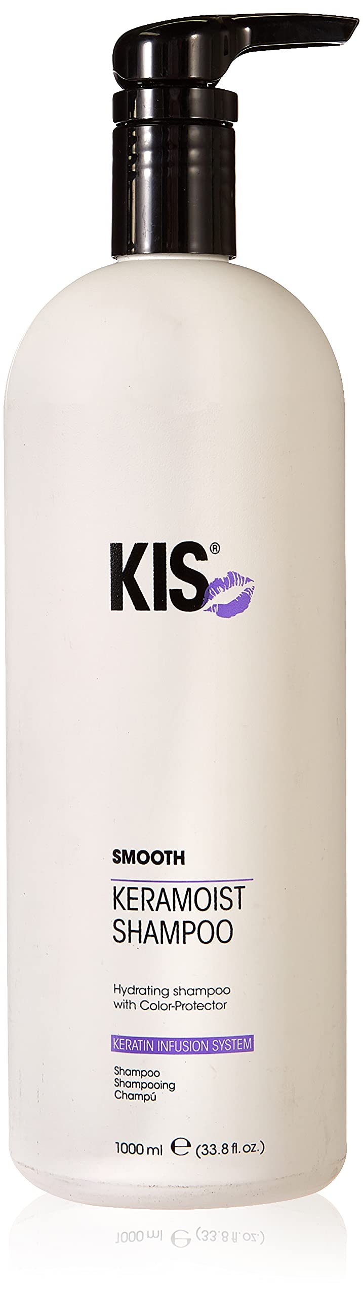 KIS KeraMoist Shampoo - 1000 ML - Tierfreundlich & Nachhaltig - Keratin Infusion System - dauergewel