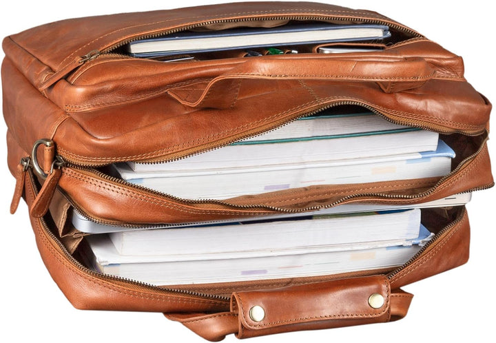 STILORD 'Adventure' Lehrertasche Herren Damen Aktentasche Office Büro Schulter- oder Umhängetasche B
