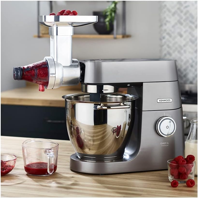 Kenwood Beerenpresse KAX644ME, Zubehör für Kenwood Küchenmaschinen zur Zubereitung von Säften und Fr