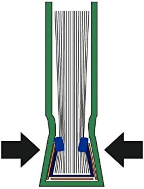 Leitz Buchbindemappen A4 Hoch 106-140Bl. 10St. Schwarz, Schwarz