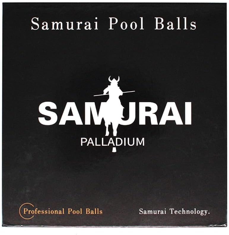Billardkugeln Kugelset Samurai Palladium Black Style, Pool, 57.2 mm