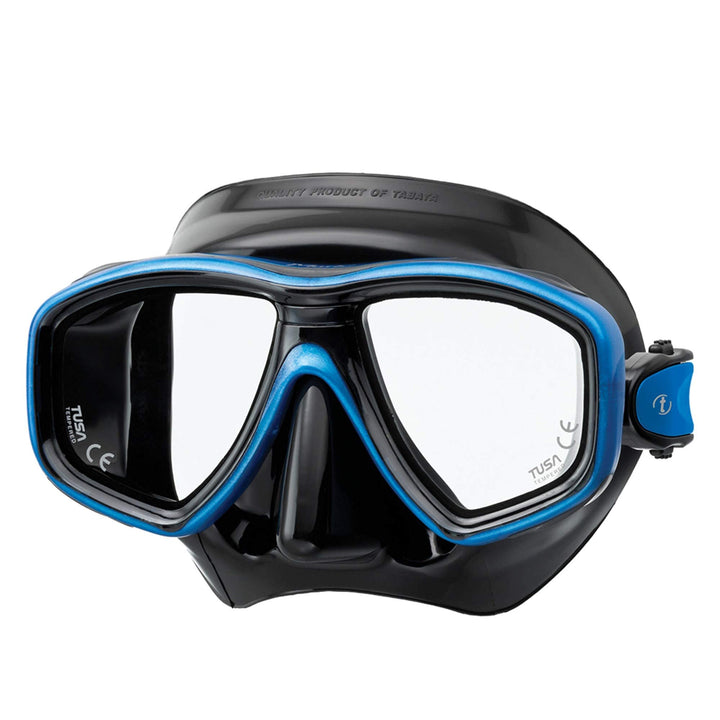Tusa M-212 Ceos Black Silicone Scuba Diving Mask