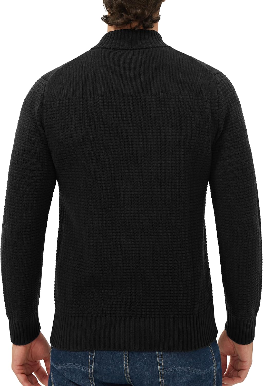 Pioneer Camp Herren Strickjacke Mit Reissverschluss Stehkragen Cardigan Herren Zip Sweaters Fein-Str