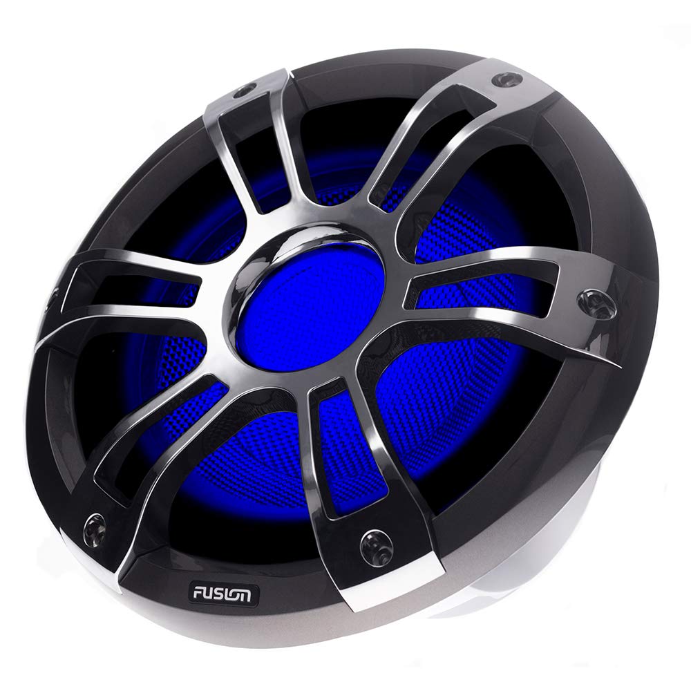 Subwoofer 10" Chrom mit LEDs