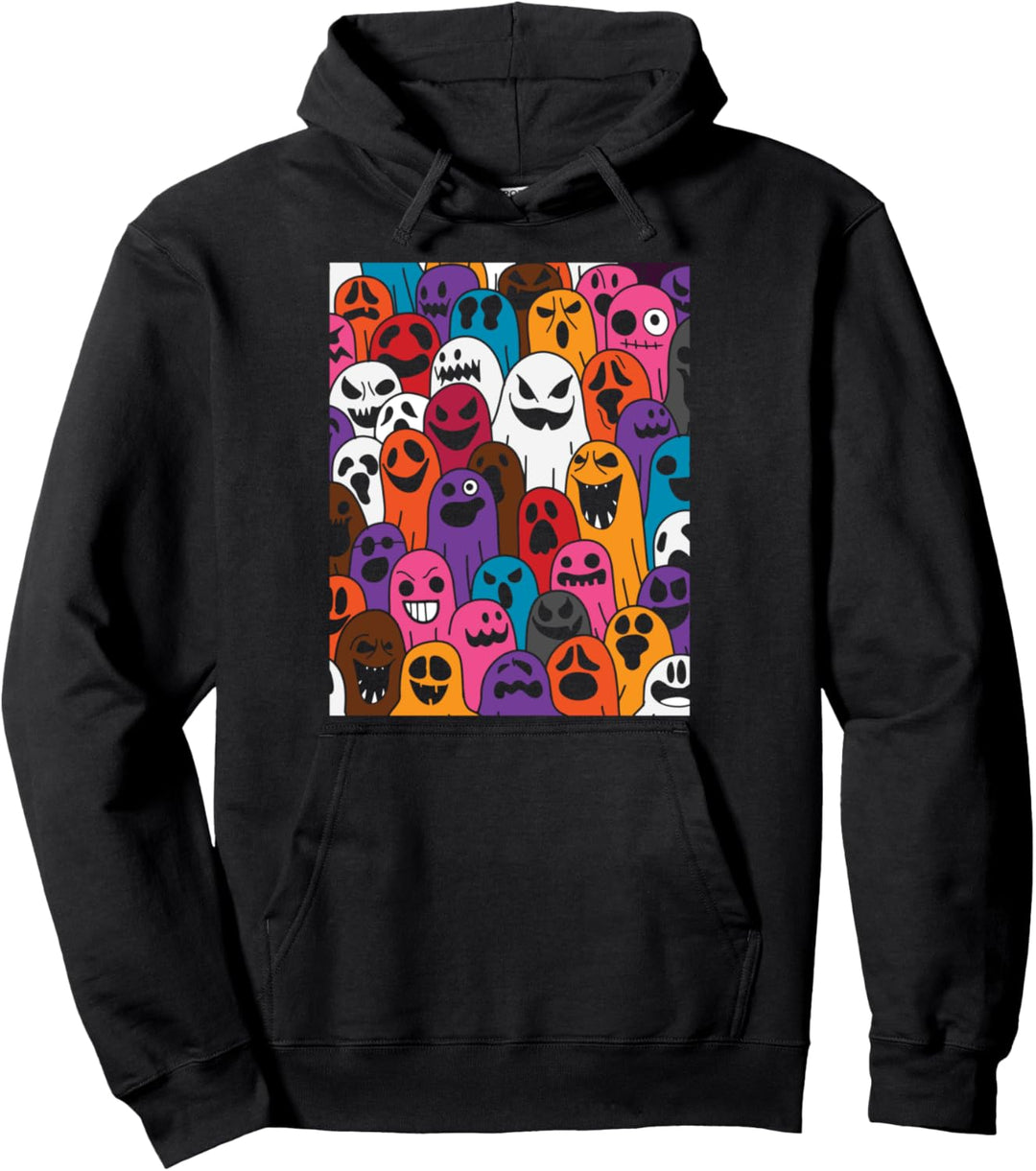 Gespenst Geist Spirit Halloween Süsses Oder Saures Geschenk Pullover Hoodie