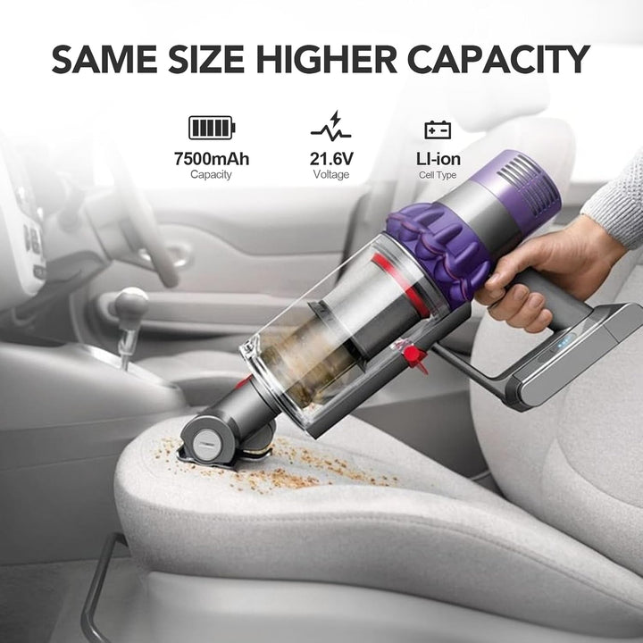 7500mAh Akku für Dyson V6, Li-ION Ersatzakku Batterie kompatibel mit DC62 DC58 DC59 DC61 DC62 Animal